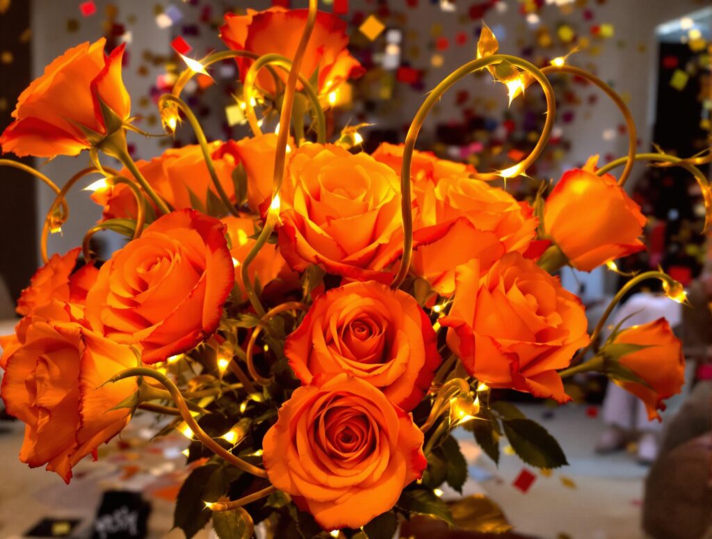 Orange Roses Energy and Enthusiasm