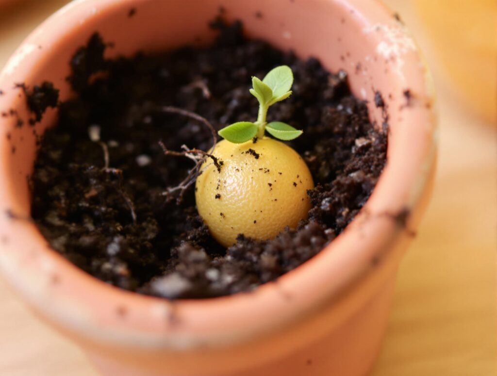 Grow Lemon in a Cup