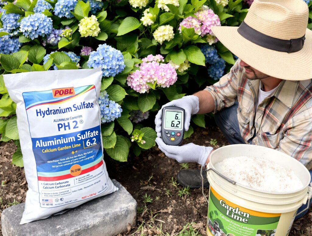 Adjusting Soil pH for Bloom Color